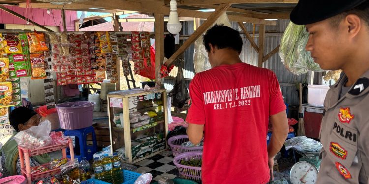 Polres Bolsel Pantau Stabilitas Harga Bapok Jelang Bulan Ramadhan