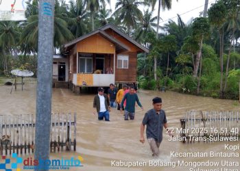 Gerak Cepat! Bupati Bolmut Tinjau Lokasi Banjir di Bintauna dan Sangkub