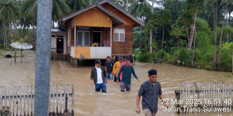Gerak Cepat! Bupati Bolmut Tinjau Lokasi Banjir di Bintauna dan Sangkub