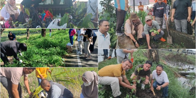 Penghijauan di Kawasan Perkantoran Pemkab Bolmong Dengan Tanaman Buah-Buahan