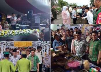 Bupati dan Wabup Bolmong Hadiri Festival Mongalupa Desa Kinomaligan