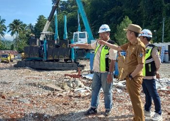 Bupati Iskandar Kamaru Cek Progres Pembangunan RSUD Bolsel