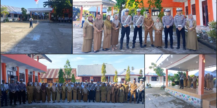 Satlantas Polres Bolsel Berikan Edukasi, Pembinaan dan Penyuluhan ke Siswa SMPN 1 Molibagu