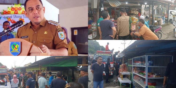 Bupati Yusra Alhabsyi Sampaikan Apresiasi dan Terima Kasih Kepada Pedagang Pasar Inobonto