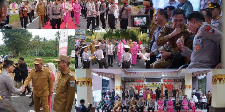 Disambut Hangat, Kunjungan Kapolda Sulut di Polres Bolsel Turut Dihadiri Bupati dan Wabup