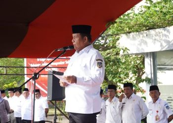 Dipimpin Wabup Deddy, Pemkab Bolsel Gelar Apel Kerja Pasca Libur Cuti Lebaran