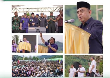 Bupati dan Wabup Bolmong Hadiri Perayaan Hari Pemuda GMIBM dan Pawai Paskah di Desa Bolangat Timur