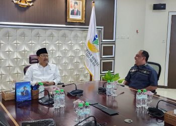 Bupati Yusra Alhabsyi Temui Mensos Saifullah Yusuf
