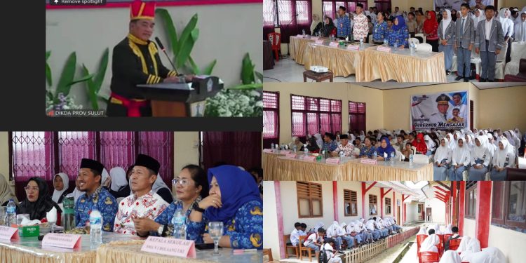 Lewat Virtual, Bupati Iskandar Kamaru Ikuti Kegiatan Gubernur Mengajar di Momentum Hardiknas