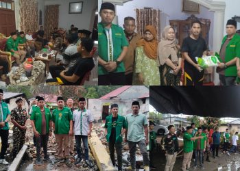 Ketua GP Ansor Sulut Muliadi Paputungan Berikan Bantuan untuk Korban Kebakaran di Desa Bakan