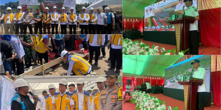 Bupati dan Wabup Bolsel Dampingi Wagub Victor Resmikan GROUNDBREAKING DAK Tematik PPKT di Motandoi