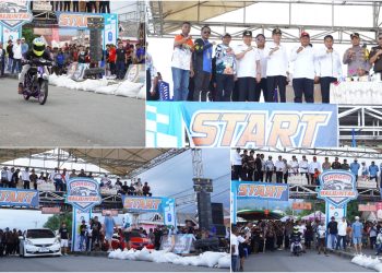 Halilintar Drag Race and Bike Resmi Dibuka Langsung oleh Wagub, dan di Hadiri Bupati serta Wabup Bolsel