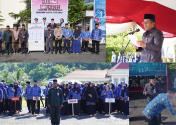 Pemkab Bolsel Gelar Upacara Harkitnas dan Hardiknas Dirangkaikan Apel Korpri