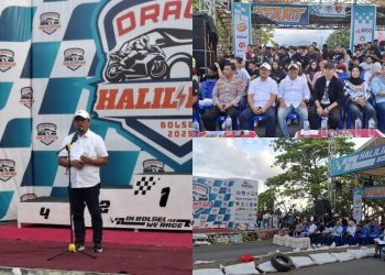 Ketua DPRD Arifin Olii Apresiasi Event Otomotif Drag Race dan Bike Bolsel 2025