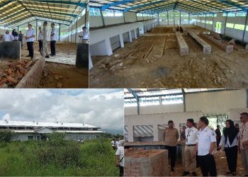 Wabup Dony Lumenta Tinjau Kondisi Bangunan Pasar KDP Imandi