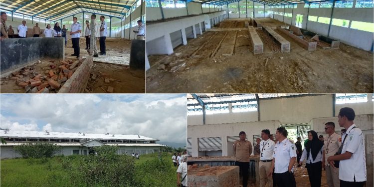 Wabup Dony Lumenta Tinjau Kondisi Bangunan Pasar KDP Imandi