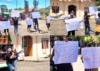 Warga Demo Sangadi Sangkub 1, Sampaikan Tiga Tuntutan Pamungkas