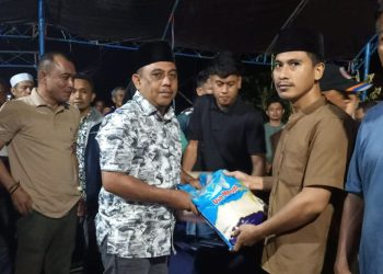 Ringankan Beban Korban Kebakaran di Desa Bakan, Bupati Bolmong Hadir Berikan Bantuan