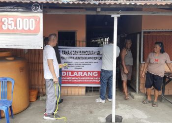 Diberi Toleransi Waktu, Warga Diminta Kosongkan Lahan Milik Pemkab Bolmong di Karang Ria Manado