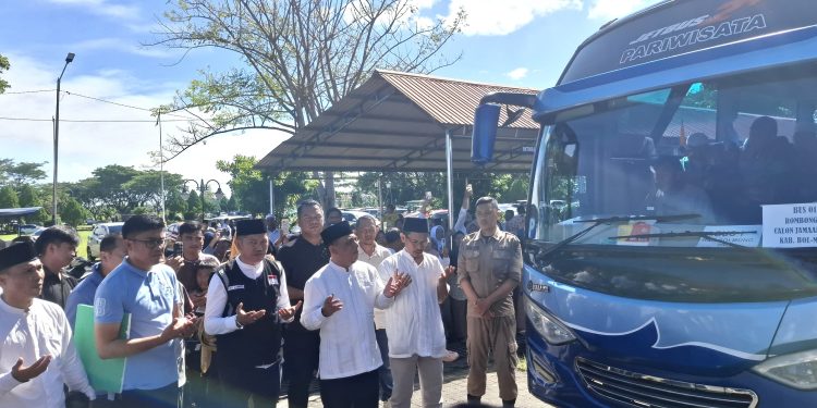 Bupati Yusra Lepas Keberangkatan 68 JCH Bolmong Menuju Tanah Suci