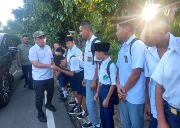 Bupati Yusra Montoring Layanan Oprasional Bus Sekolah
