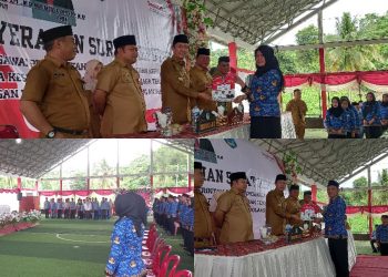 Bupati dan Wabup Bolsel Serahkan SK 105 PPPK Tahun Anggran 2024