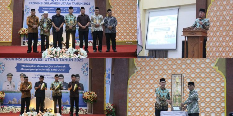 Selaku Ketua LPTQ, Bupati Iskandar Hadiri Pembukaan STQH XXVIII Tingkat Provinsi Sulut