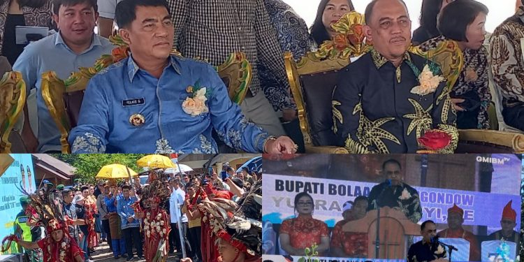 Bersama Gubernur Sulut, Bupati dan Wabup Bolmong Hadiri Perayaan Pekabaran Injil ke-121 dan Hut GMIBM Bersinode ke-75 di Desa Tonom