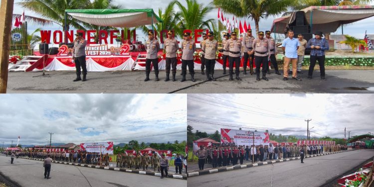 Matangkan Kesiapan HUT Bhayangkara ke-79, Polres Bolsel Gelar Gladi Beraih