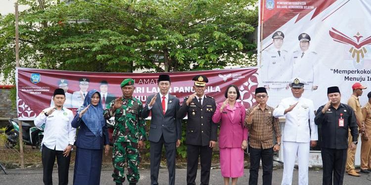 Bupati Iskandar Kamaru Pimpin Upacara Peringatan Harla Pancasila