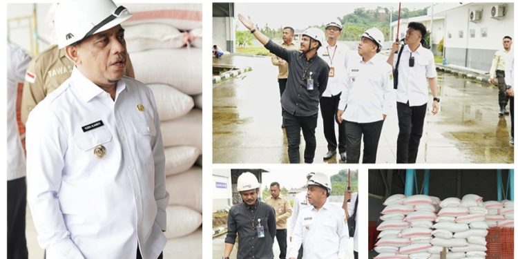 Bupati Yusra Alhabsyi Sambangi Bulog Pastikan Stok dan Harga Jagung