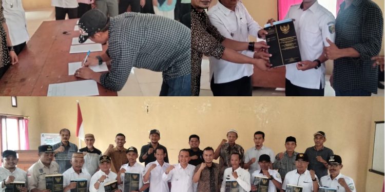 Sah! 8 Desa dan 1 Kelurahan di Bintauna Miliki Akta dan Nomor Induk Koperasi