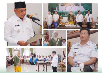 Digelar Sekaligus, Bupati Yusra Lantik Pengurus Dekranasda, TP Posyandu, Pokja PAUD dan Himpaudi