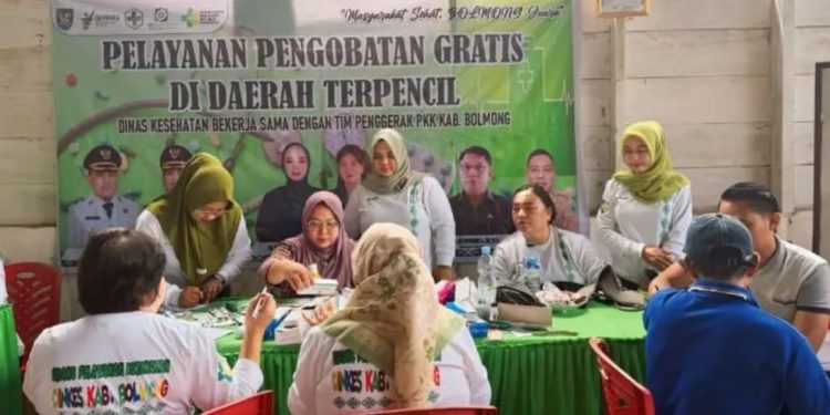 Kolaborasi Dinkes dan TP-PKK Bolmong Hadirkan Pelayanan Kesehatan Hingga ke Wilayah Terpencil