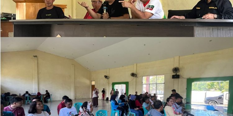 Bagian Hukum Setda Bolmut Bersama Instansi Terkait Sosialisasikan Tatacara Penyusunan Produk Hukum Desa