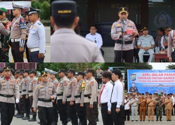 Tertib Berlalulintas dan Pastikan Kelengkapan Surat Kendaraan, Polres Bolsel Gelar Operasi Samrat 2025