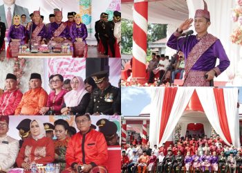 Menjadi Momentum Refleksi, Upacara Peringatan HUT ke-17 Kabupaten Bolsel Berjalan Khidmat
