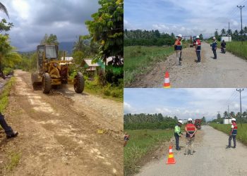Ruas Jalan Dumoga-Mopuya Mulai Diperbaiki, Janji Yusra-Don Ditunaikan