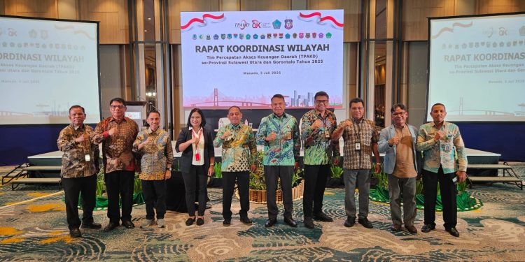 Didampingi Sekda, Bupati Yusra Alhabsyi Hadiri Rakorwil TPAKD se-SulutGo