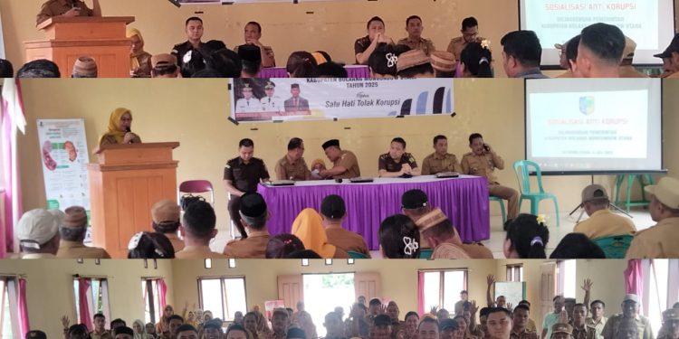 Inspektorat Bolmut Gelar Sosialisasi Anti Korupsi bagi Kades dan Aparat Desa