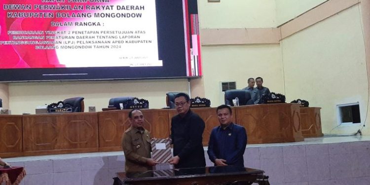 Dihadiri Bupati, DPRD Bolmong Setujui LPJ Pelaksanaan APBD 2024