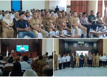 Bupati Yusra Alhabsyi Ikuti Peluncuran Kelembagaan 80.000 Kopdes Merah Putih Secara Virtual