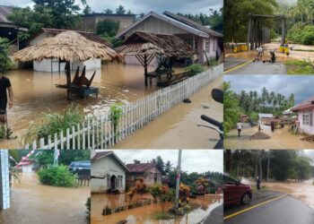 Hujan Lebat, Banjir Landa Sejumlah Wilayah di Kabupaten Bolsel