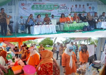 Dibuka Oleh Wabup Dony Lumenta, Pemkab Bolmong Gelar Bazaar UMKM dan Local Food