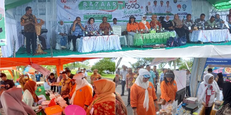 Dibuka Oleh Wabup Dony Lumenta, Pemkab Bolmong Gelar Bazaar UMKM dan Local Food