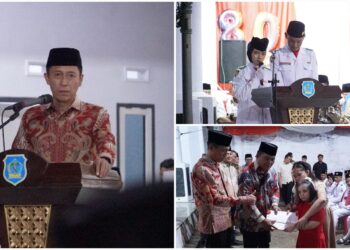 Pemkab Bolsel Gelar Malam Kenegaraan, Bupati dan Wabup Beri Insentif ke Paskibraka