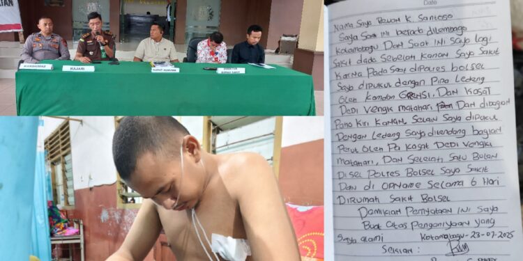 Viral, Dugaan Penganiayaan Oknum Polisi Terhadap Aan Terus Berpolemik, Polres Bolsel Angkat Bicara