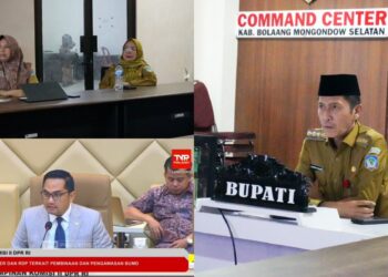 Lewat Virtual, Bupati Iskandar Ikut RDP Komisi II DPR-RI Bersama Kemendagri Terkait Kemandirian Fiskal