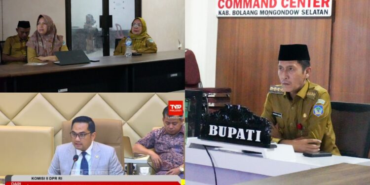Lewat Virtual, Bupati Iskandar Ikut RDP Komisi II DPR-RI Bersama Kemendagri Terkait Kemandirian Fiskal