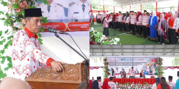 Dibuka oleh Bupati, Disdikbud Bolsel Gelar Sosialisasi PAUD Implementasi Program Wajib Belajar 13 Tahun